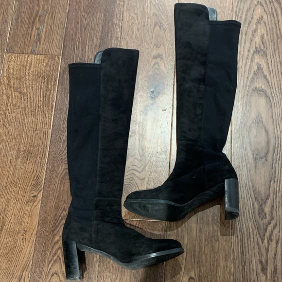 Stuart Weitzman Hijack Suede Boots - Picture 5 of 10
